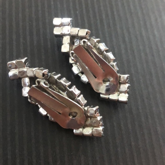 Vintage sparkly earrings - Picture 3 of 4